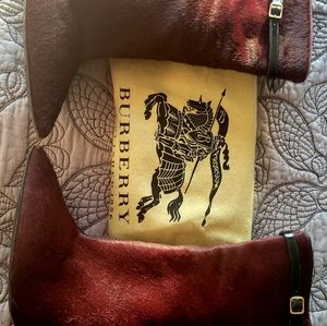 AUTHENTIC! WORN ONCE BURBERRY PRORSUM PONY HAIR BOOT!!